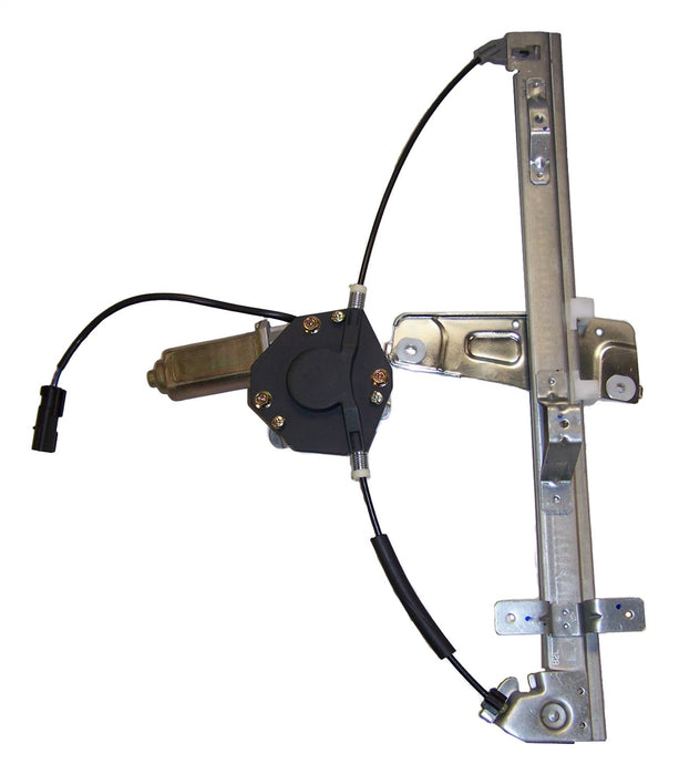 Crown Automotive Jeep Replacement 55076467AG Window Regulator; Front Left; Motor Included; thru 3/9/00; - Truck Part Superstore