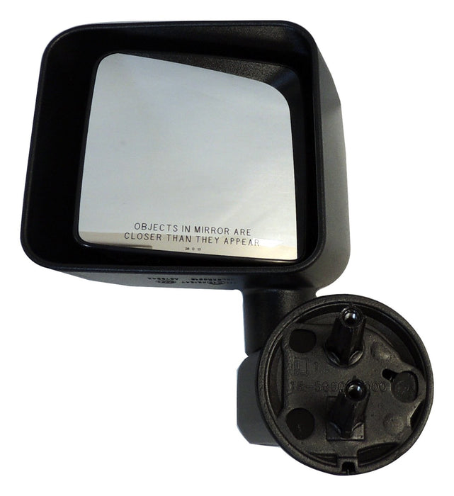 Crown Automotive Jeep Replacement 55078131AE Door Mirror; Left Hand Drive; Manual Convex Mirror; - Truck Part Superstore
