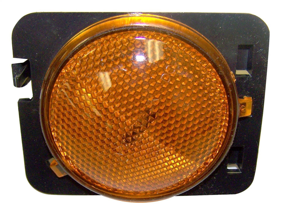 Crown Automotive Jeep Replacement 55078144AA Side Marker Light; Front Right; Amber Lens w/Clear Bulb; - Truck Part Superstore
