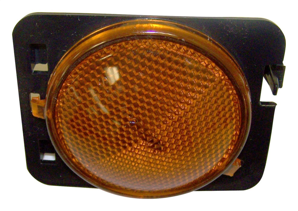 Crown Automotive Jeep Replacement 55078145AA Side Marker Light; Front Left; Amber Lens w/Clear Bulb; - Truck Part Superstore