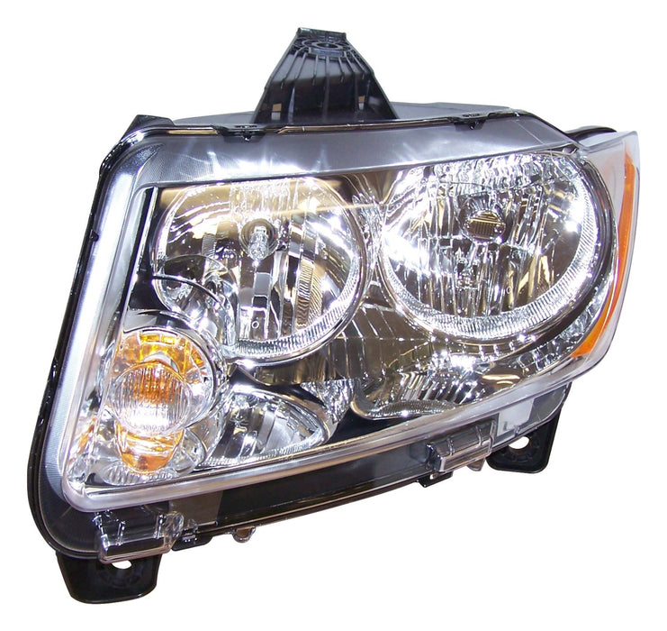 Crown Automotive Jeep Replacement 55079379AE Head Light Assembly; Left; w/HID Lamps; Incl. Bulbs; - Truck Part Superstore