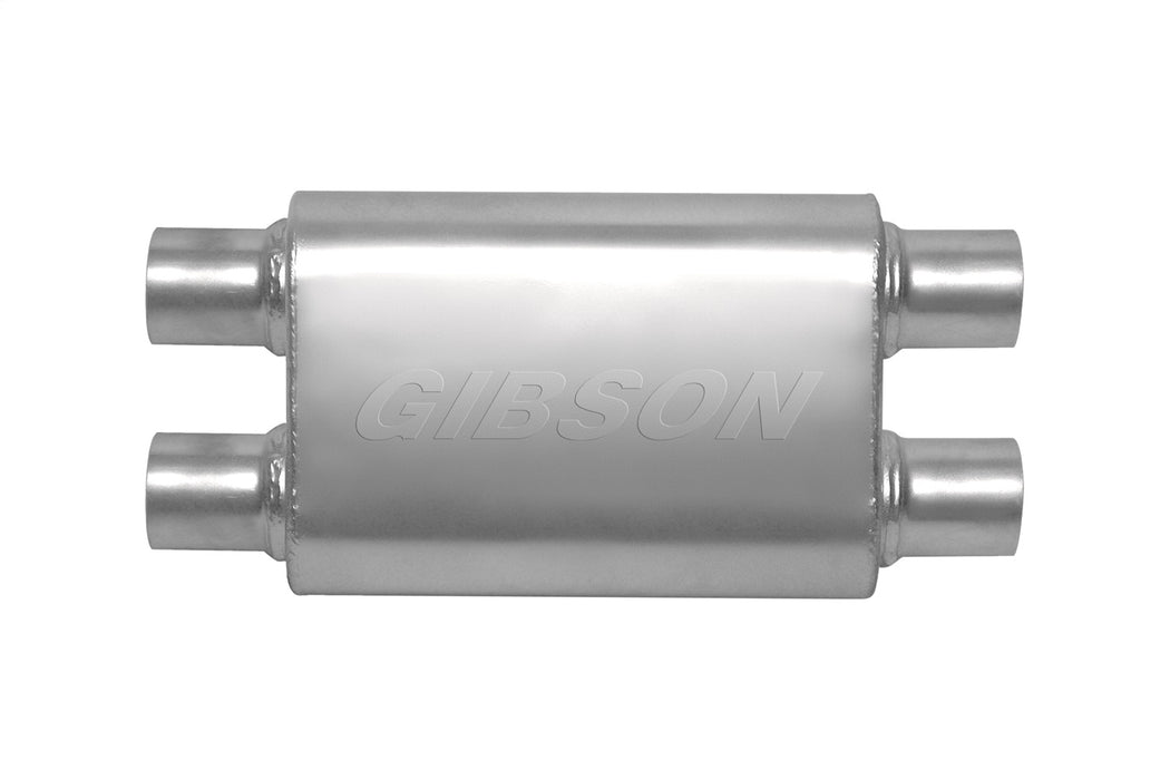 Gibson Performance Exhaust 55109S CFT Superflow Dual/Dual Oval Muffler; Stainless - Truck Part Superstore