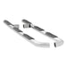 Luverne 551190 LUVERNE 551190 Round Nerf Bars (3 Inch Tubular Polished Stainless Steel)-1 Pair - Truck Part Superstore