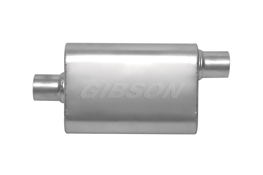 Gibson Performance Exhaust 55121S CFT Superflow Center/Offset Oval Muffler; Stainless - Truck Part Superstore