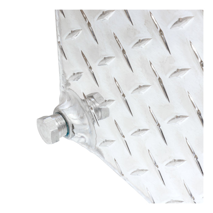 UWS TT-100HH-CB Gloss Black Hammerhead-Style 100-Gallon Aluminum Combo Transfer Tank - Truck Part Superstore