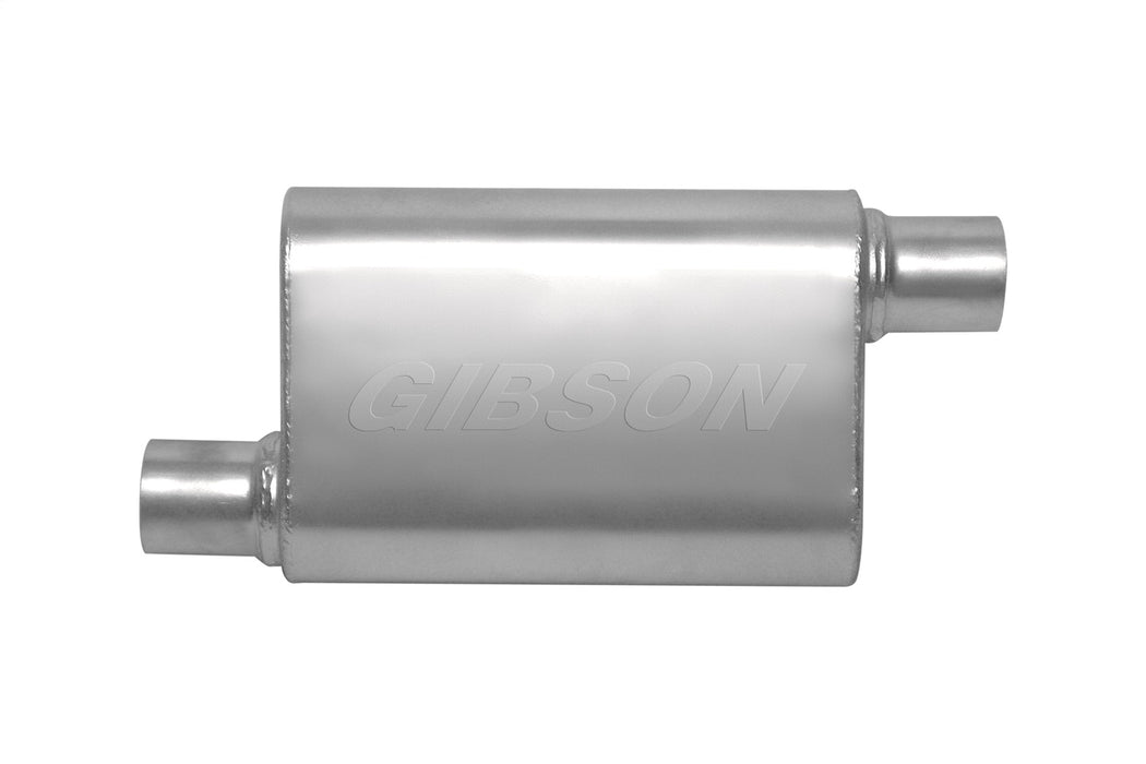 Gibson Performance Exhaust 55131S CFT Superflow Offset/Offset Oval Muffler; Stainless - Truck Part Superstore