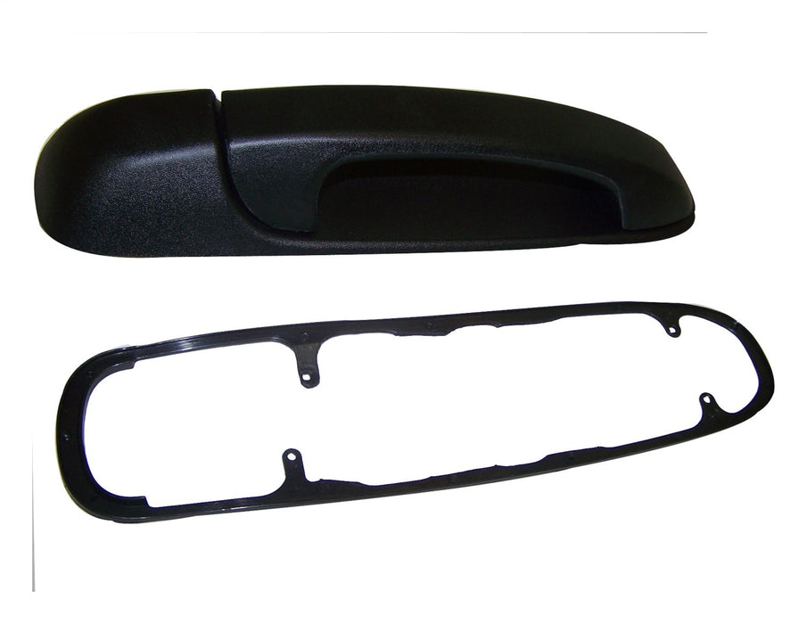 Crown Automotive Jeep Replacement 55135636AD Exterior Door Handle; Black Textured; w/o Lock Cylinder; - Truck Part Superstore