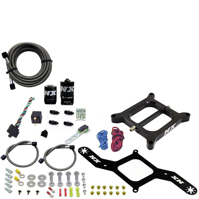 Nitrous Express 55140-00 4150 RNC Conventional Plate System w/.375in. Solenoid No Bottle - Truck Part Superstore