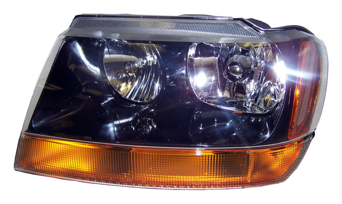 Crown Automotive Jeep Replacement 55155129AB Head Light Assembly; Left; w/o Leveling Device; Incl. Bulbs/Harness; - Truck Part Superstore