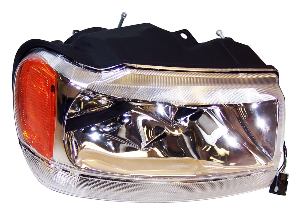 Crown Automotive Jeep Replacement 55155552AD Head Light Assembly; Right; w/o Leveling Device; Incl. Bulbs/Harness; - Truck Part Superstore
