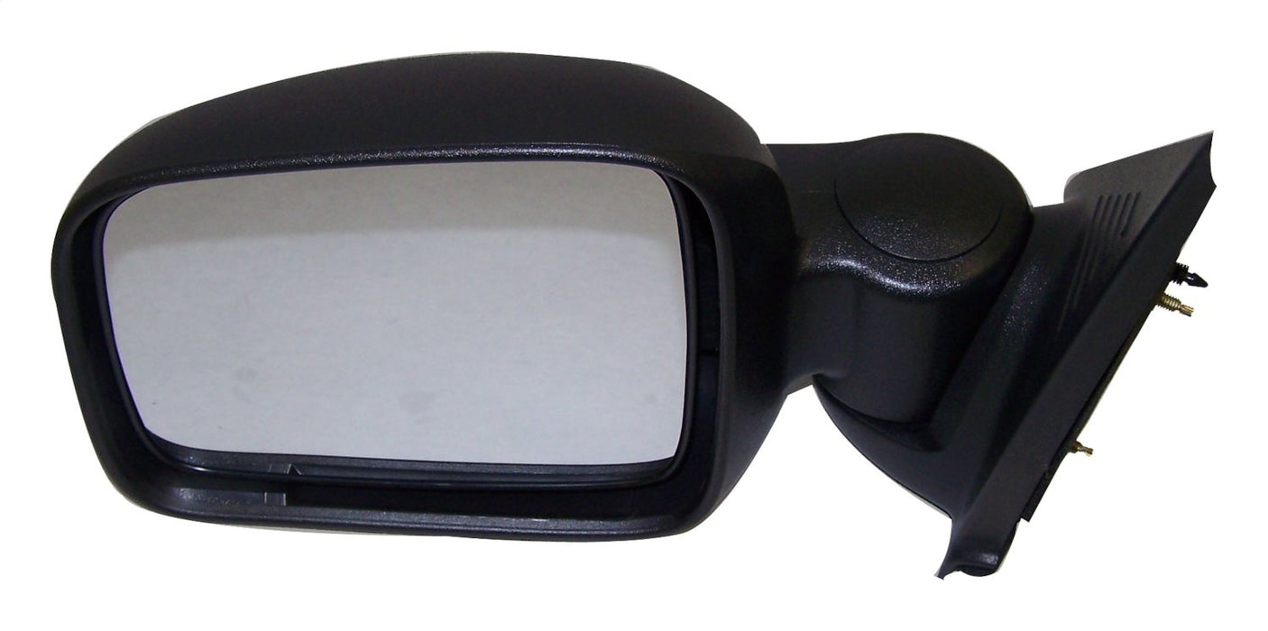Crown Automotive Jeep Replacement 55155837AF Door Mirror; Left; Manual; Foldaway; Black; - Truck Part Superstore