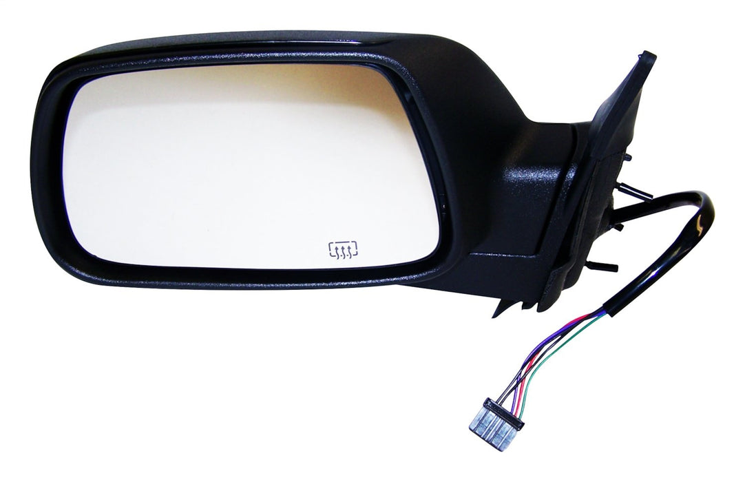 Crown Automotive Jeep Replacement 55156453AE Door Mirror; Left; Power; Heated; Foldaway; Black; - Truck Part Superstore