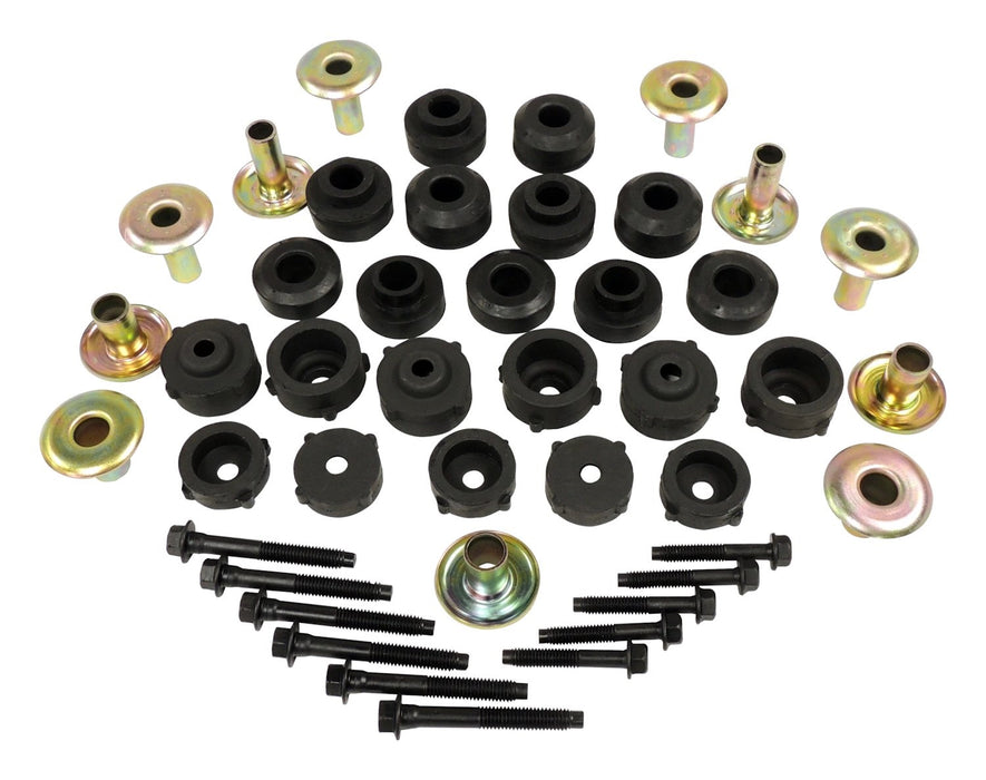 Crown Automotive Jeep Replacement 55176180MK Body Mount Master Kit; Incl. Bushings/Retainers/Washer/Bushing Bolts; - Truck Part Superstore