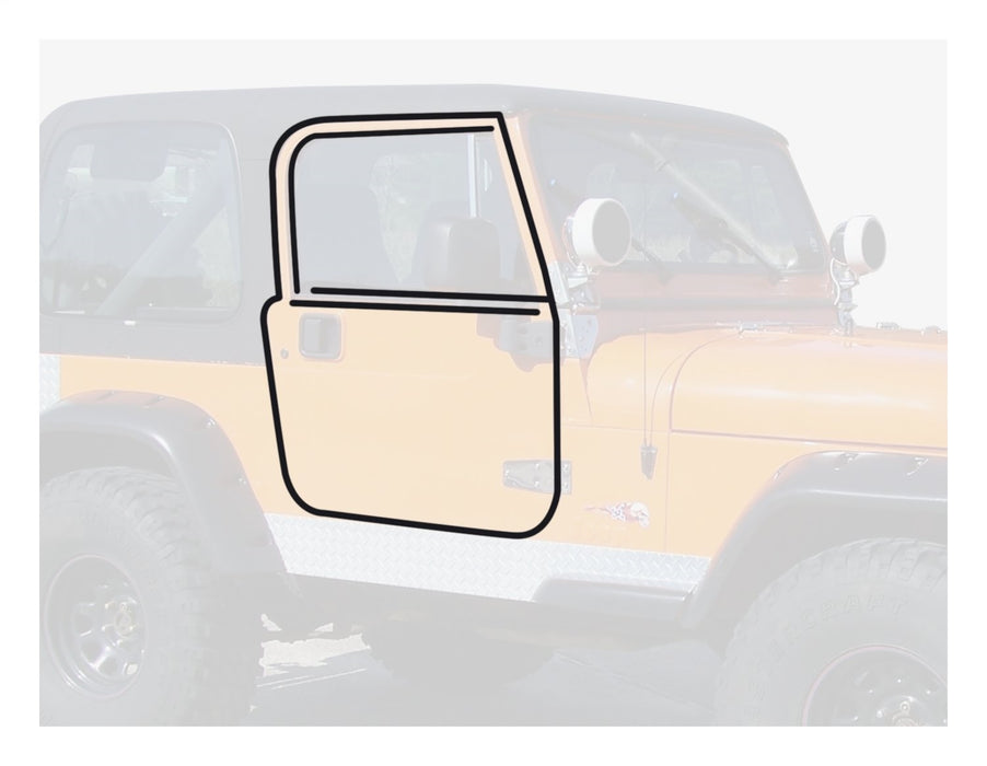 Crown Automotive Jeep Replacement 55176222MK Door Seal Master Kit - Truck Part Superstore