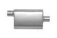 Gibson Performance Exhaust 55193S CFT Superflow Oval Offset/Center Oval Muffer; Stainless - Truck Part Superstore