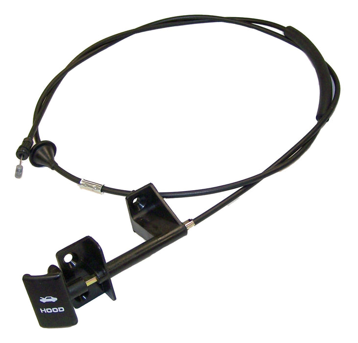 Crown Automotive Jeep Replacement 55235483AD Hood Release Cable; Left Hand Drive; - Truck Part Superstore