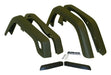 Crown Automotive Jeep Replacement 55254918K6 Fender Flare Kit; 6 Piece; OE Width; Flat Black; - Truck Part Superstore