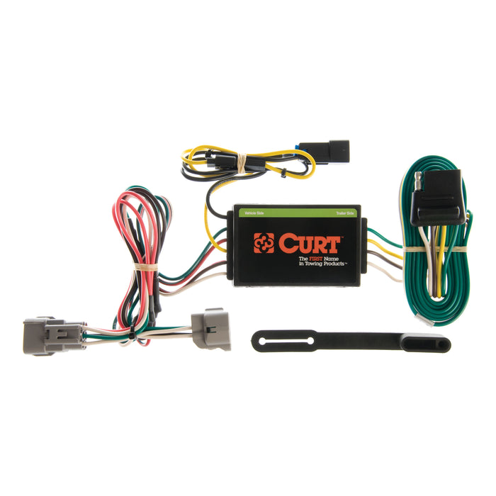 CURT 55260 Custom Wiring Harness; 4-Way Flat Output; Select Jeep Grand Cherokee - Truck Part Superstore