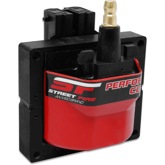 MSD 5526 Street Fire™ GM Dual Connector Ignition Coil; Direct Replacement; Red/Black; - Truck Part Superstore