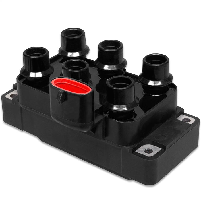 MSD 5528 Street Fire™ Ford 6-Tower Coil Pack; Stock Replacement; Black; - Truck Part Superstore