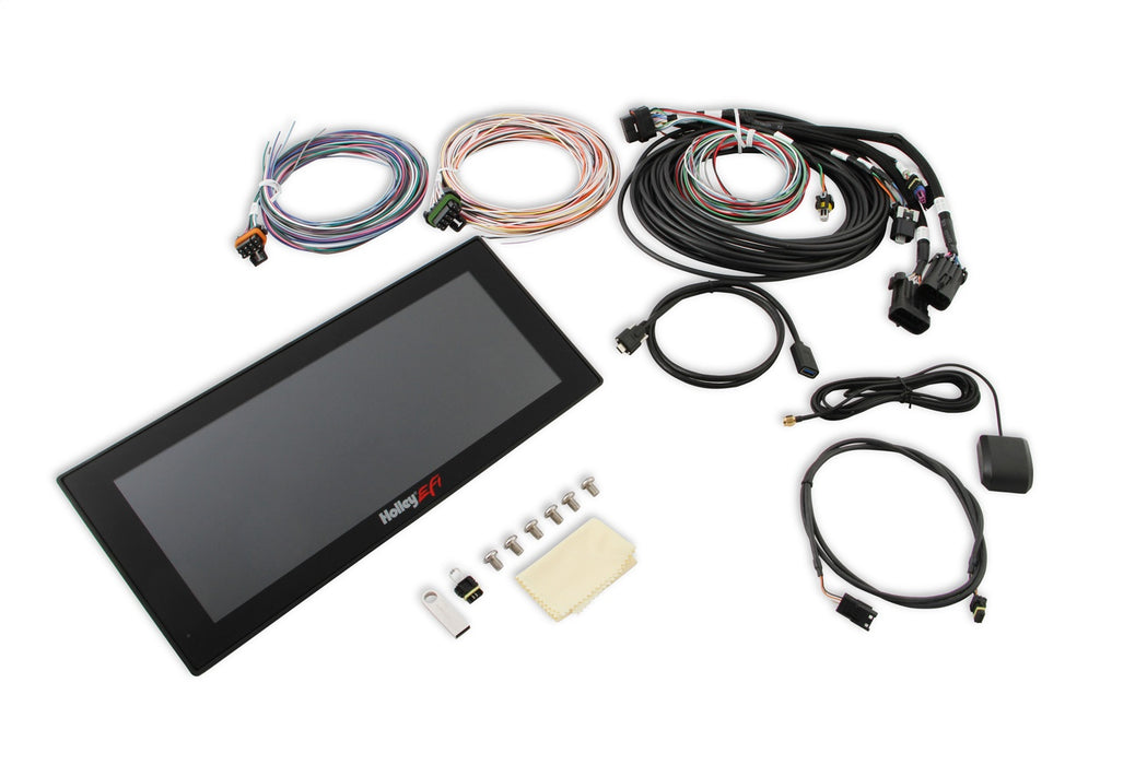 Holley EFI 553-116 Holley EFI Standalone Pro Dash; 12.3 in. Viewing Area; 4 Pin; 4 Ground Switched; - Truck Part Superstore