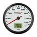 Holley EFI 553-122W CAN Speedometer; 3 3/8 in. CAN; Digital Odometer; 0-160 mph.; White Face; - Truck Part Superstore