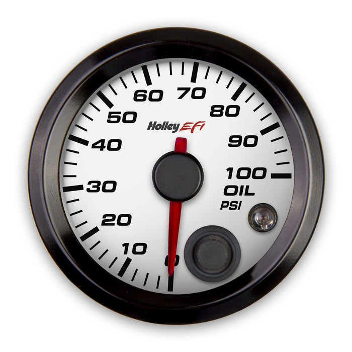 Holley EFI 553-127W EFI Oil Pressure Gauge - Truck Part Superstore