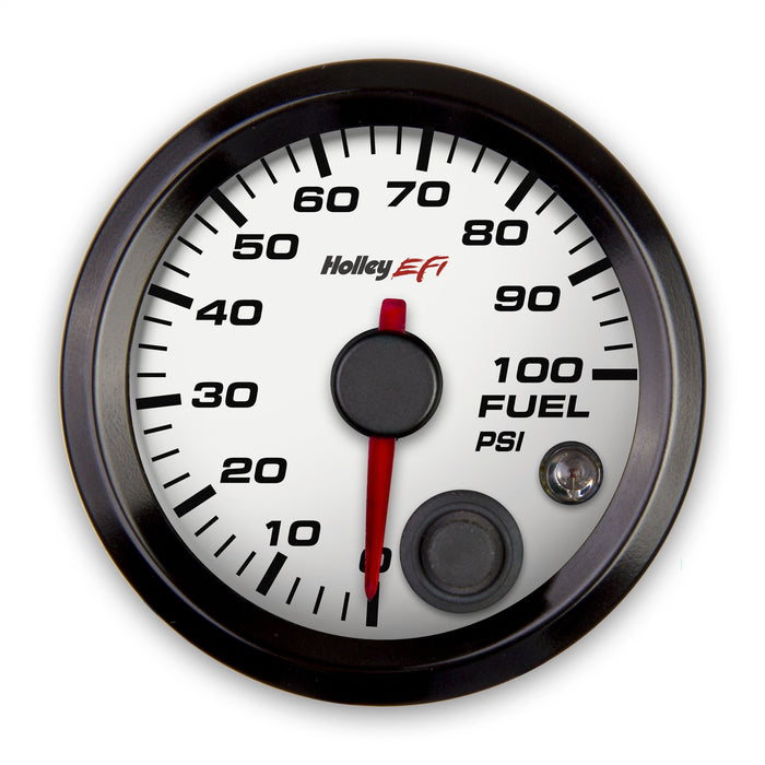 Holley EFI 553-129W EFI Fuel Pressure Gauge - Truck Part Superstore