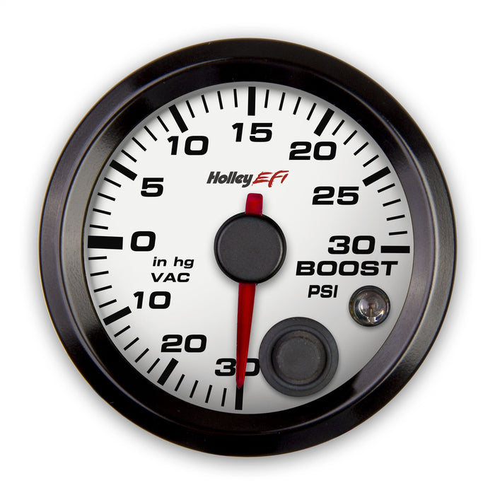 Holley EFI 553-130W EFI Boost/Vacuum Gauge - Truck Part Superstore