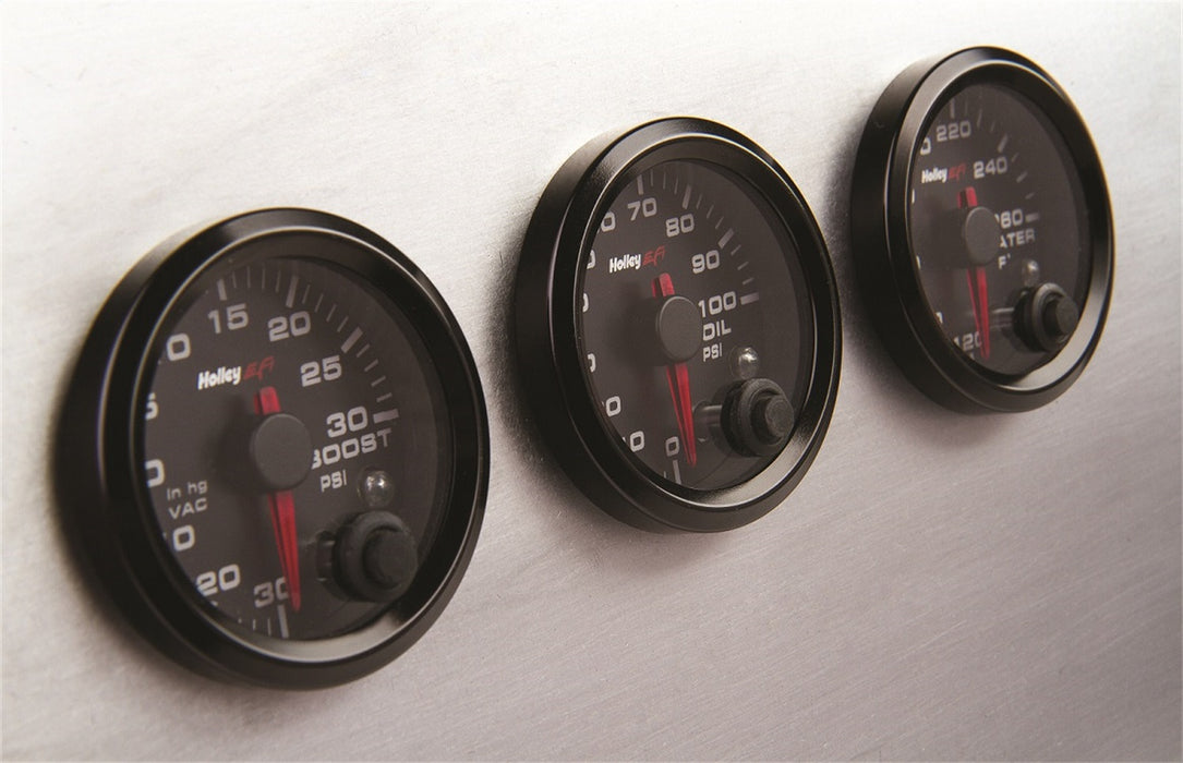 Holley EFI 553-145BK EFI Analog Gauge Bezel; 2 1/16 in. Dia.; Black; Pack Of 3; - Truck Part Superstore