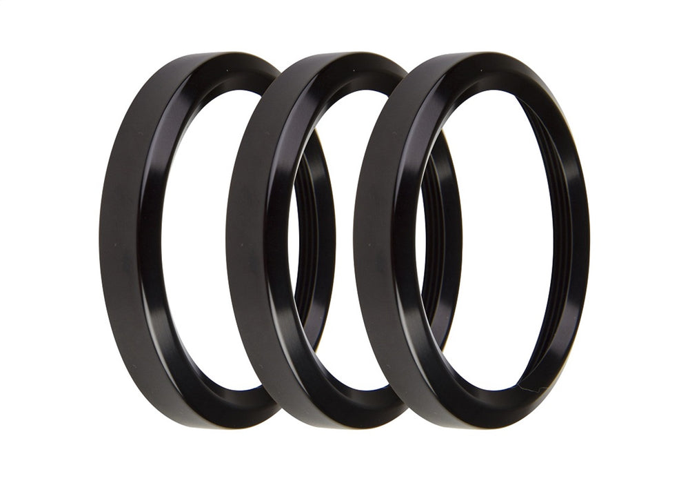 Holley EFI 553-145BK EFI Analog Gauge Bezel; 2 1/16 in. Dia.; Black; Pack Of 3; - Truck Part Superstore