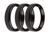 Holley EFI 553-145BKB EFI Analog Gauge Bezel; 2 1/16 in. Dia.; Black; Bold Style; Pack Of 3; - Truck Part Superstore