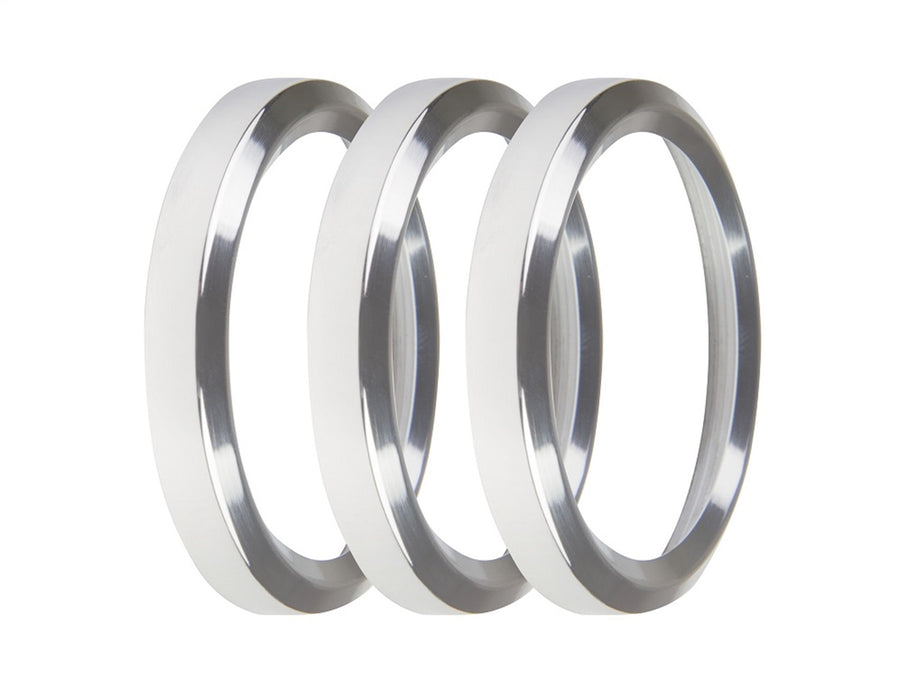 Holley EFI 553-145S EFI Analog Gauge Bezel; 2 1/16 in. Dia.; Silver; Pack Of 3; - Truck Part Superstore