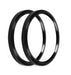Holley EFI 553-147BK Replacement Bezels; 4.5 in. Bezel; Black; 2 Pack; - Truck Part Superstore