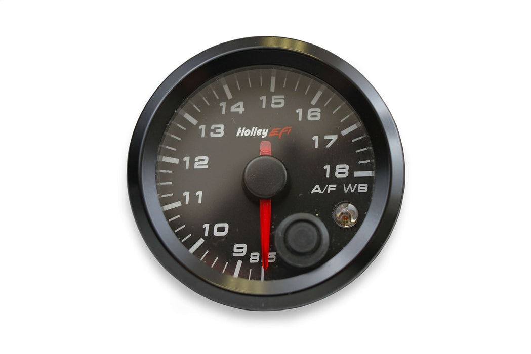 Holley EFI 553-168 EFI Air/Fuel Gauge; 2 1/16 in. Dia.; Black Face; Anodized Bezel; - Truck Part Superstore