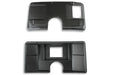 Holley EFI 553-316 Dash Panel; For Use w/Holley EFI 7.5 in. Dashes; 2 pcs.; Black; - Truck Part Superstore