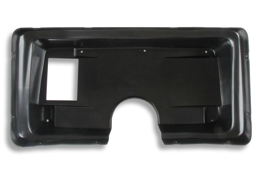 Holley EFI 553-316 Dash Panel; For Use w/Holley EFI 7.5 in. Dashes; 2 pcs.; Black; - Truck Part Superstore