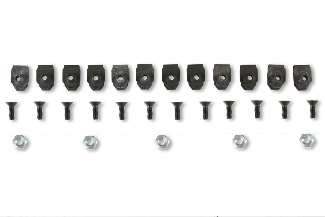 Holley EFI 553-316 Dash Panel; For Use w/Holley EFI 7.5 in. Dashes; 2 pcs.; Black; - Truck Part Superstore