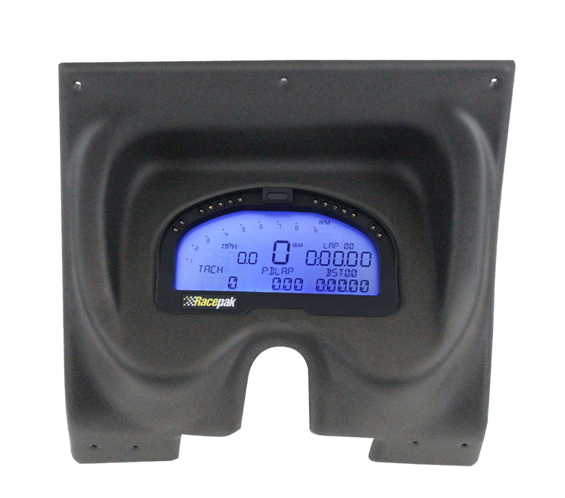 Holley EFI 553-320 Dash Panel; For Use w/Racepak Dashes; Matte Black Finish; - Truck Part Superstore