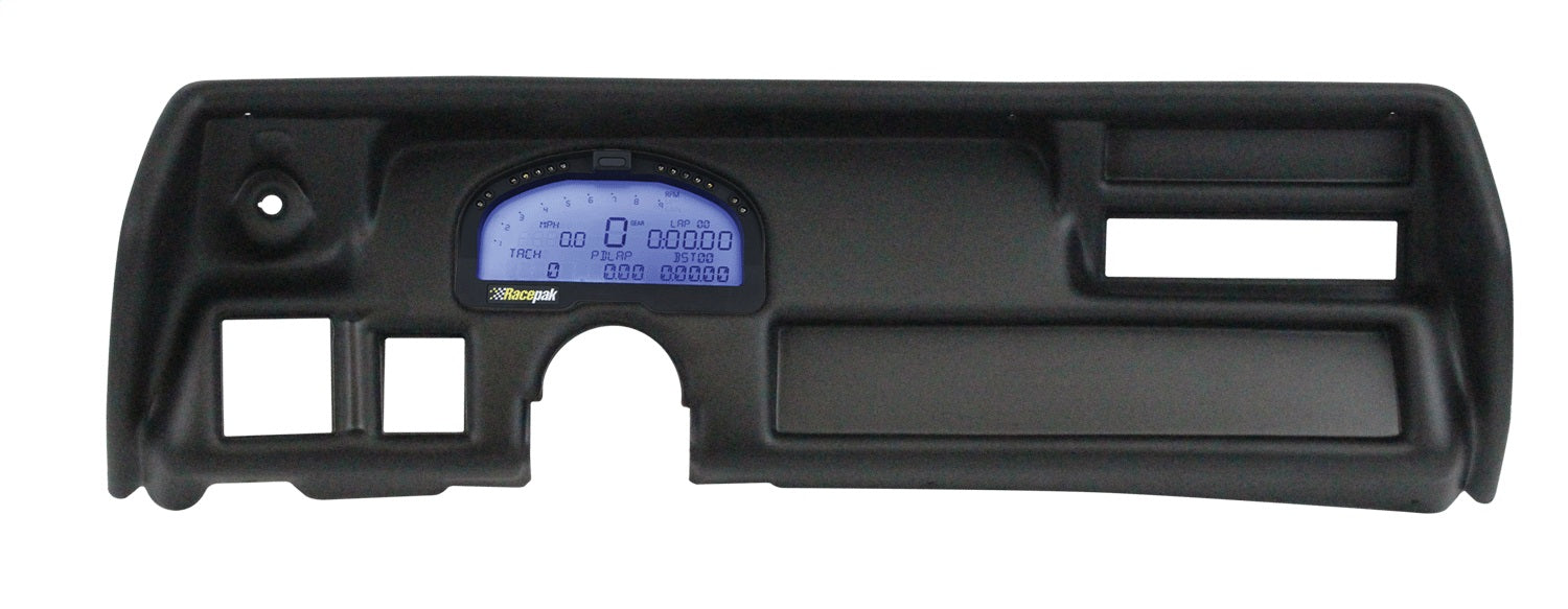 Holley EFI 553-327 Dash Panel; For Use w/Racepak Dashes; Matte Black Finish; - Truck Part Superstore