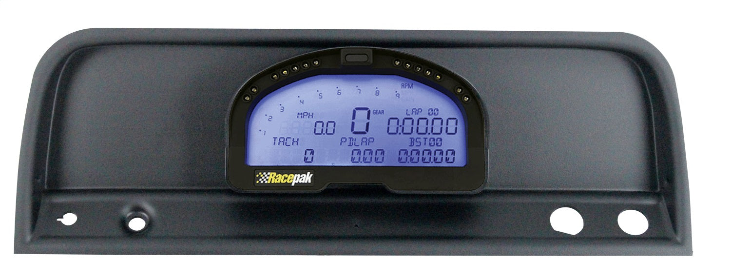 Holley EFI 553-330 Dash Panel; For Use w/Racepak Dashes; Matte Black Finish; - Truck Part Superstore