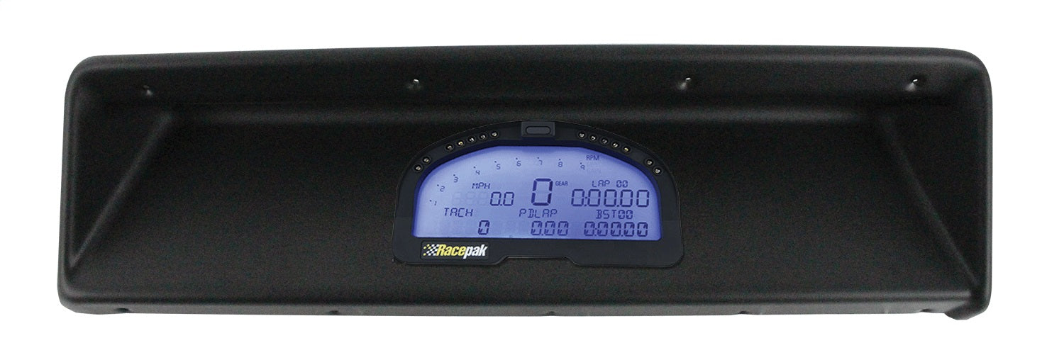 Holley EFI 553-336 Dash Panel; For Use w/Racepak Dashes; Matte Black Finish; - Truck Part Superstore