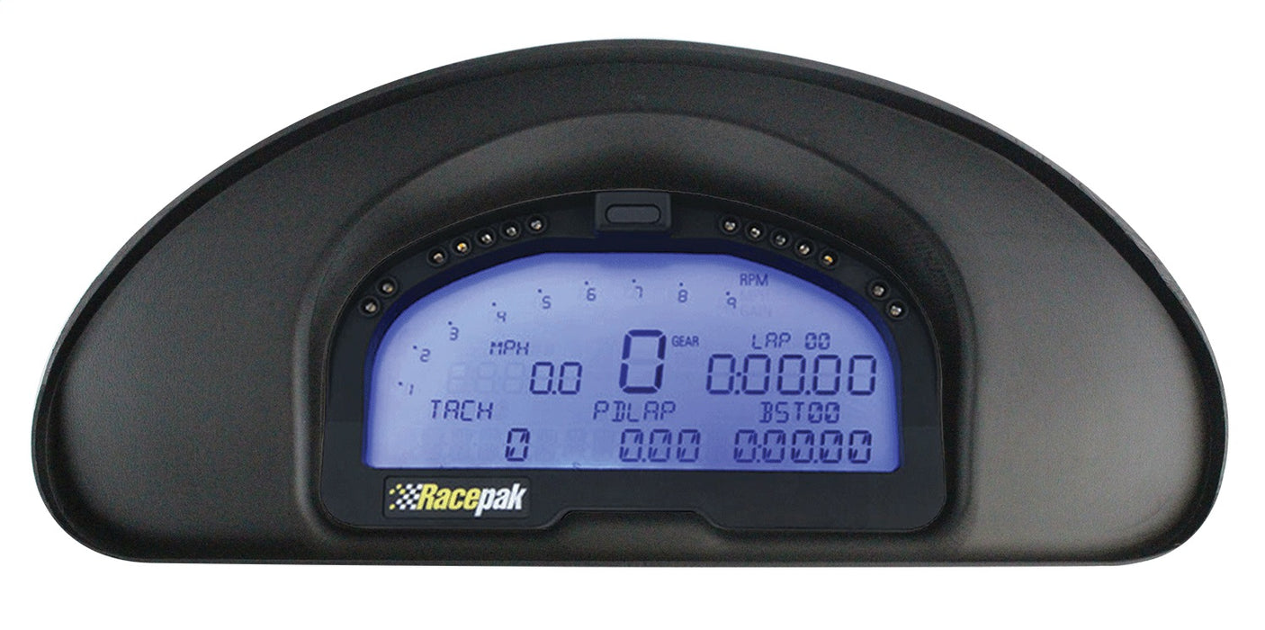 Holley EFI 553-340 Dash Panel; For Use w/Racepak Dashes; Matte Black Finish; - Truck Part Superstore