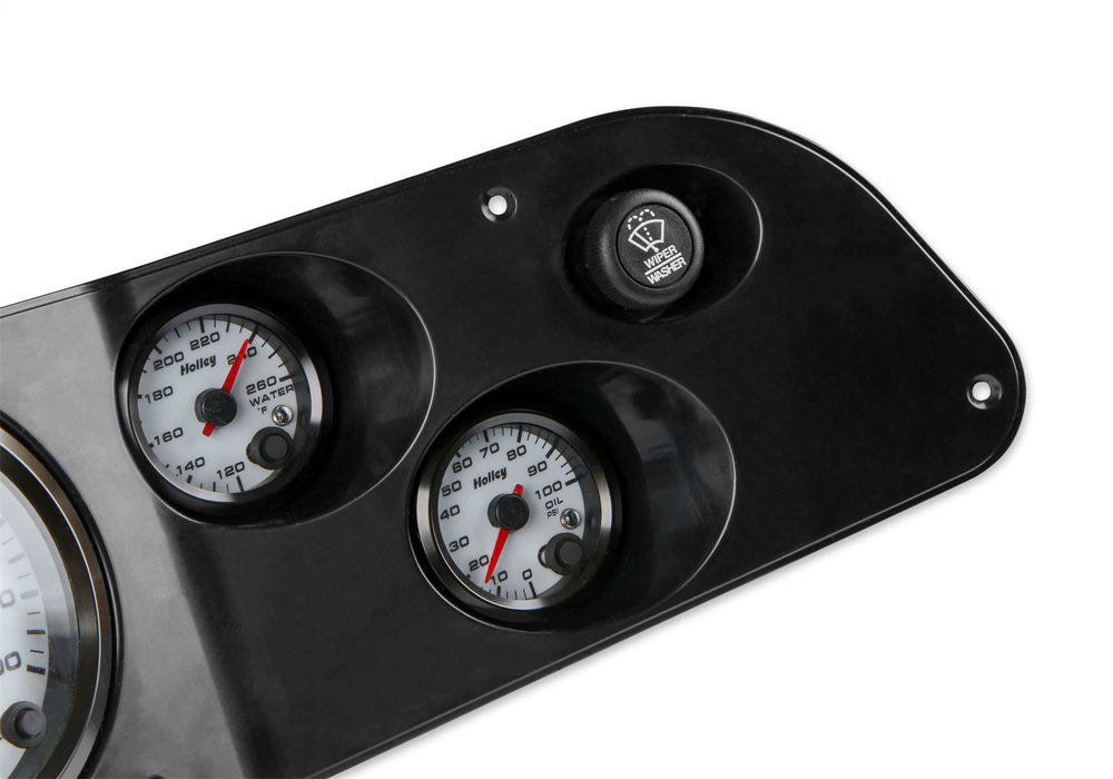 Holley EFI 553-342 Replacement Bezels; 4.5 in. Bezel; Black; - Truck Part Superstore