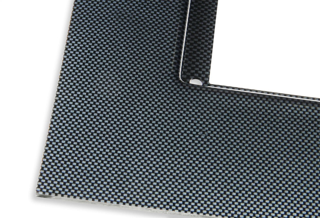 Holley EFI 553-351 Dash Panel; For Use w/12.3 in. Holley Pro Dash; Carbon Fiber Finish; - Truck Part Superstore
