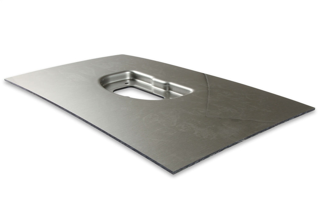 Holley EFI 553-354 Dash Panel; For Use w/Racepak IQ3 7.5 in. Dashes; Brushed Aluminum Finish; - Truck Part Superstore