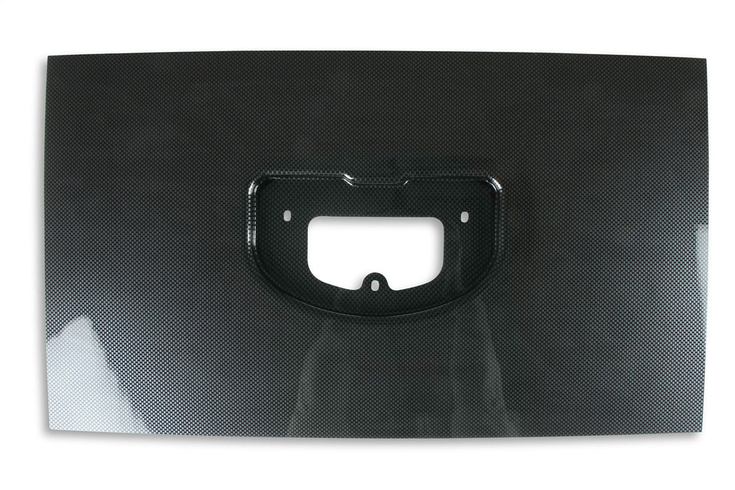 Holley EFI 553-355 Dash Panel; For Use w/Racepak IQ3 7.5 in. Dashes; Carbon Fiber Finish; - Truck Part Superstore