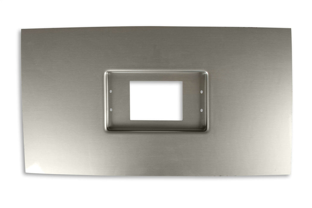 Holley EFI 553-357 Dash Panel; For Use w/Holley EFI 7.5 in. Dashes; Brushed Aluminum Finish; - Truck Part Superstore