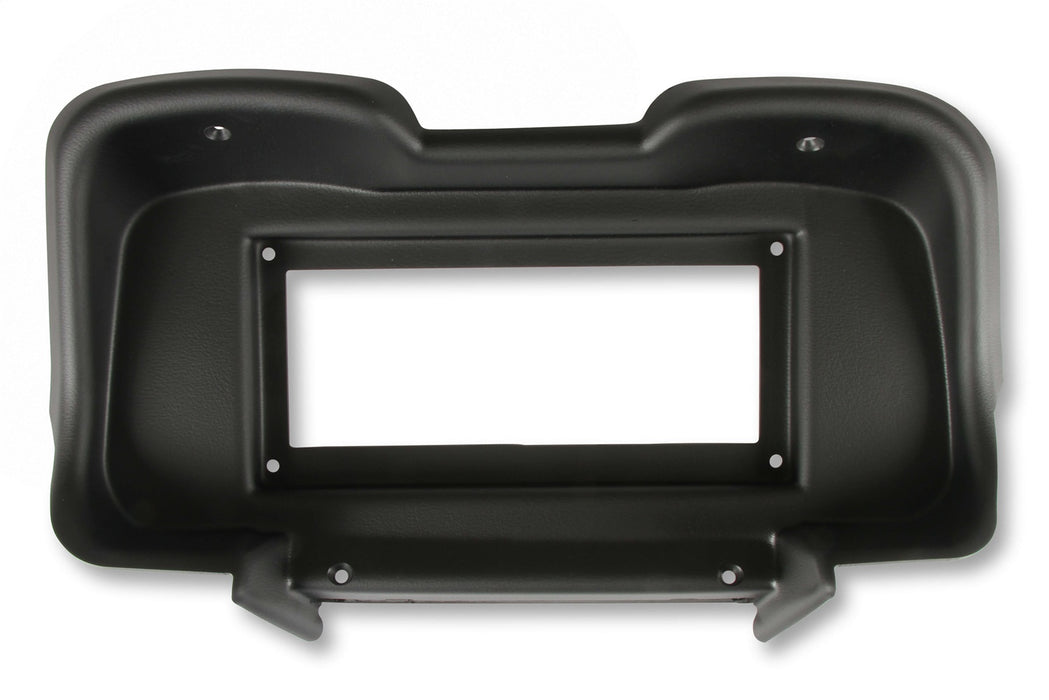 Holley EFI 553-378 Dash Panel; For Use w/Holley EFI 6.86 in. Dashes; Black Finish; - Truck Part Superstore