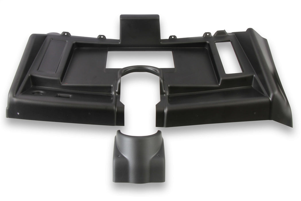 Holley EFI 553-382 Dash Panel; For Use w/Holley EFI 6.86 in. Dashes; Right Vent Only; Black Finish; - Truck Part Superstore